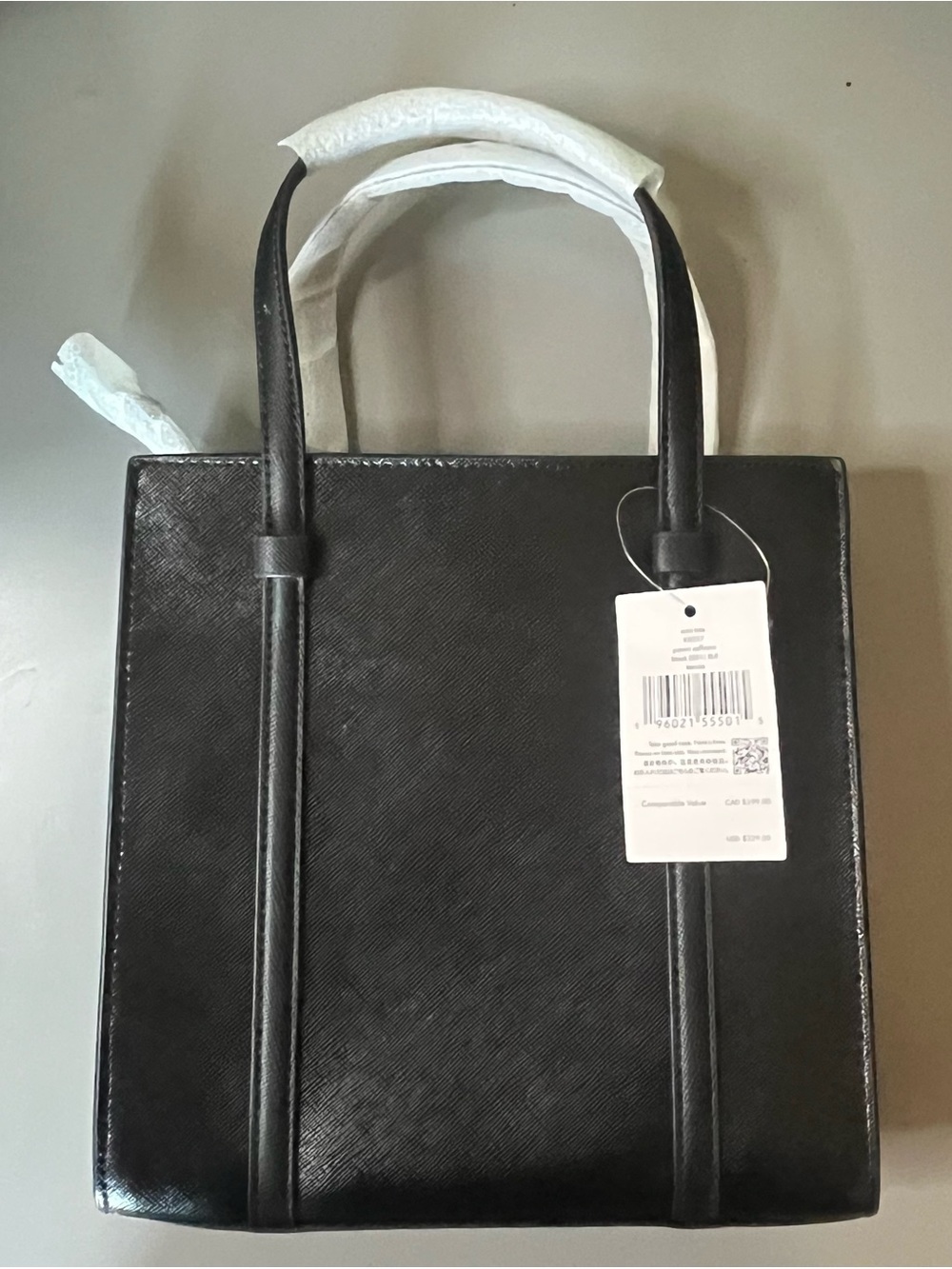 kate spade Black Satchel with Houndstooth Charm and Gold Hardware NWT - Picture 2 of 5